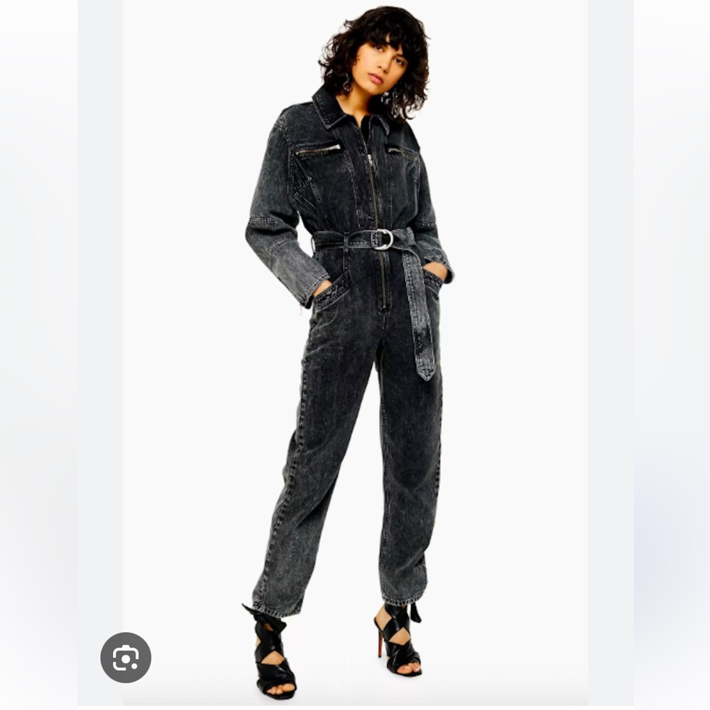 TOPSHOP- IDOL Collection Denim Jumpsuit. Size:6. Excellent condition